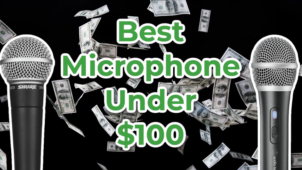 Best microphone for singing under online 100